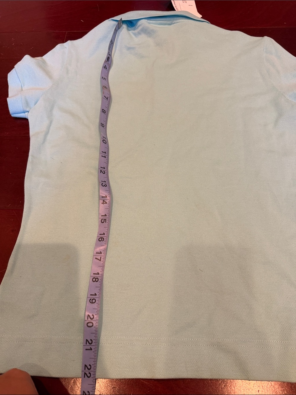 Lacoste Fitted Blue Short Sleeve Polo NWT - Picture 7 of 7